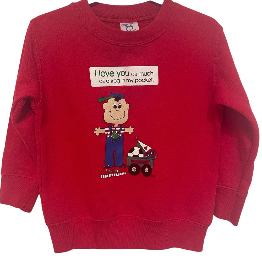 I Love You As Much Toddlers Sweatshirt Size 3